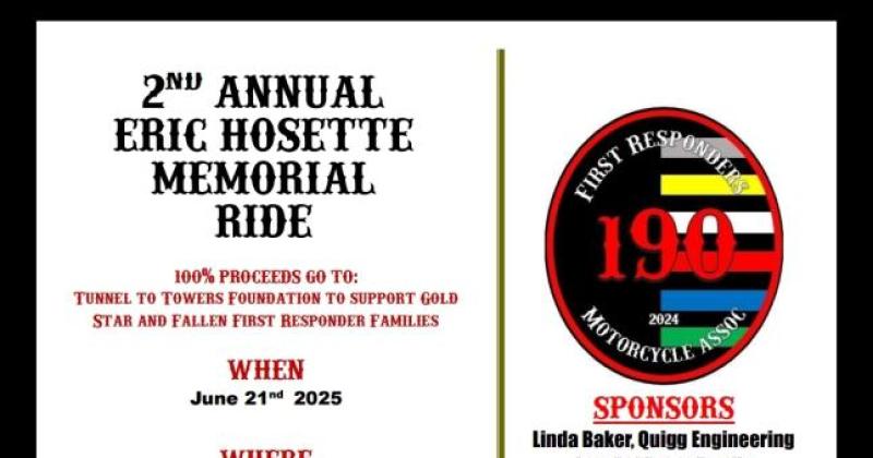 2nd Annual Eric Hosette Memorial Ride 