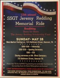 13th Annual Jeremy Redding Memorial Ride