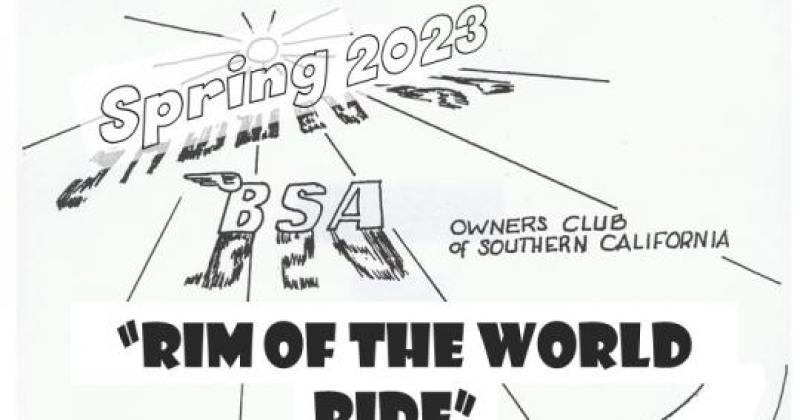 BSA Club's Rim of the World Ride