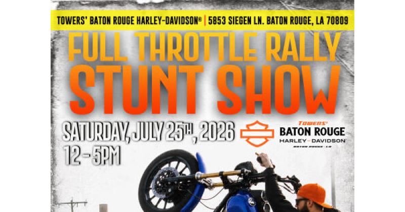 Full Throttle Rally Motorcycle Stunt Show