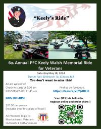 PFC Keely Walsh Memorial Ride for Veterans