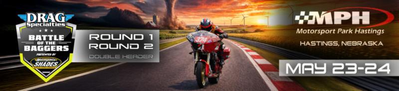 Bagger Racing League - Rounds 1 & 2 - Hastings