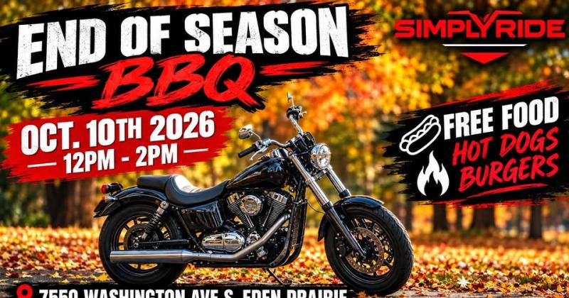 End Of Season BBQ at Simply Ride