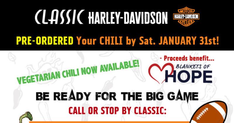 Blankets of Hope Chili Fest at Classic Harley