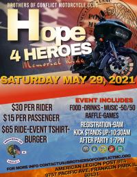 Hope 4 Heroes Memorial Ride