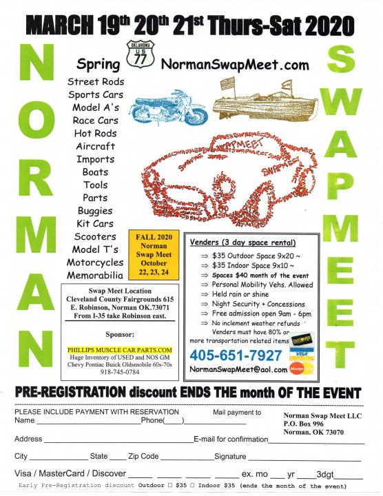 Norman Swap Meet Fall 2020