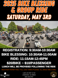 WILLIAMS HARLEY-DAVIDSON BIKE BLESSING, GROUP RIDE & BBQ