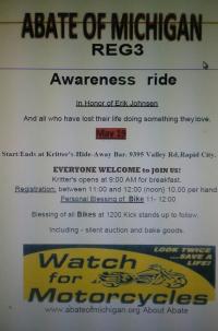 Awareness Ride 