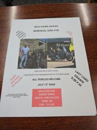 Wild Hog Riders Memorial Ride