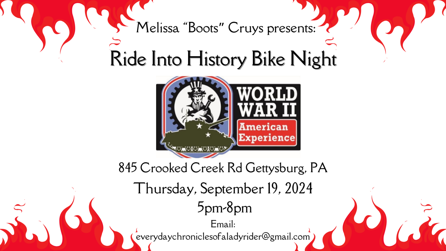 Ride Into History Bike Night