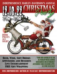 Biker Christmas Party at Independence Harley-Davidson