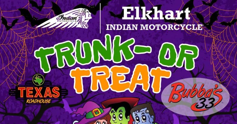 Elkhart Indian Motorcycle Trunk Or Treat
