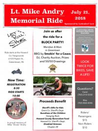 Lt. Mike Andry Memorial Ride