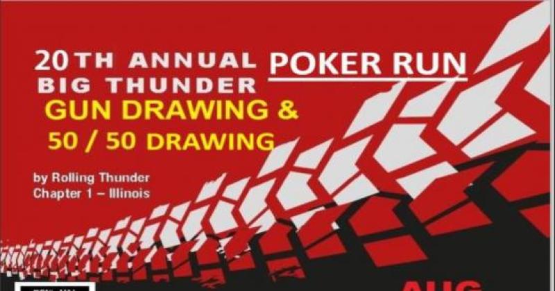 Big Thunder Poker Run XX by Rolling Thunder Chapter 1 of IL.