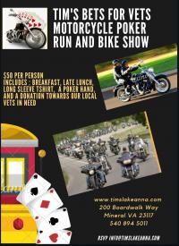 Tim's at Lake Anna Bets for Vets Poker Run and Bike Show