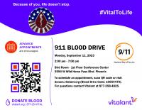 9/11 National Day of Service- Blood Drive Party