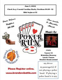 Drive Away Cancer Poker Ride