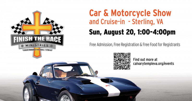 Finish The Race Summer Car & Motorcycle Show