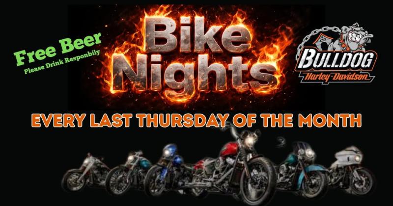 Bulldog Harley-Davidson Bike Night and Bikini Bike Wash