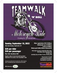TeamWalk n' Roll Motorcycle Ride 2022