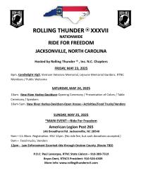 Rolling Thunder XXXVII