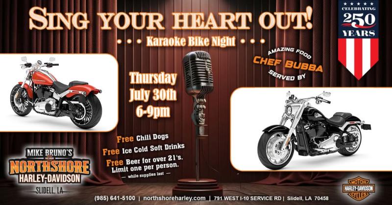 Karaoke Bike Night at Mike Bruno's Northshore Harley-Davidson