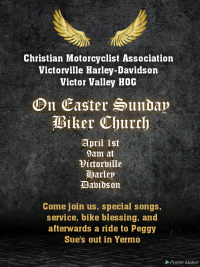 Easter Bike Blessing and Service. 