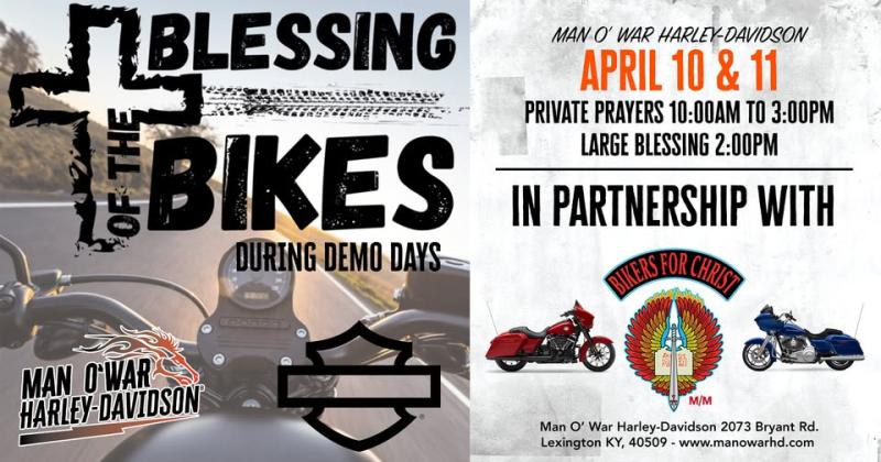 Blessing of the Bikes at Man O' War Harley-Davidson 