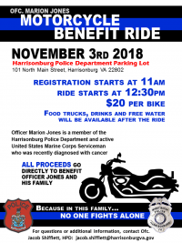 Officer Marion Jones Benefit Ride