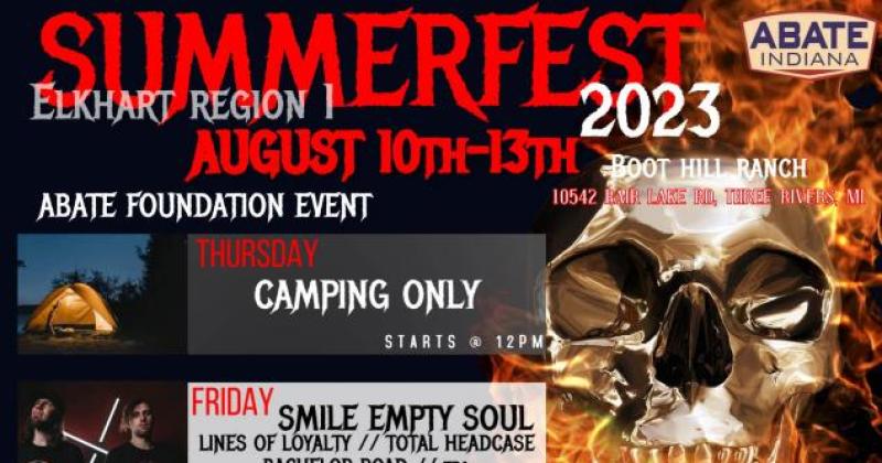Elkhart County ABATE Summerfest 2023