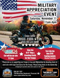 Cape Cod Harley Military Appreciation Event
