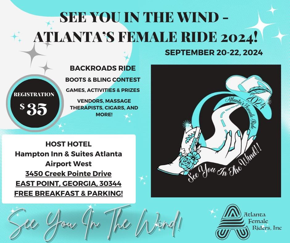 See you in the Wind! - Atlanta's Female Ride