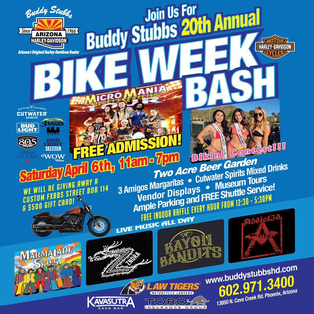 Buddy Stubbs 20th Annual Bike Week Bash
