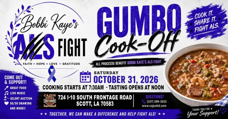 Bobbi Kaye's ALS Fight Gumbo Cook-Off