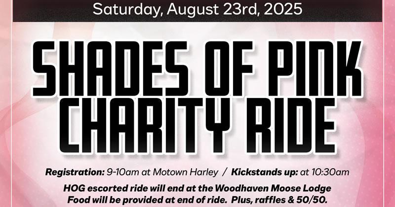 Paga Pink Rides Shades of Pink Charity Ride - CycleFish