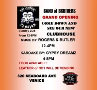 Band of Brothers grand opening new clubhouse