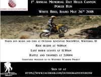 1st Annual Memorial Day Hells Canyon Poker run