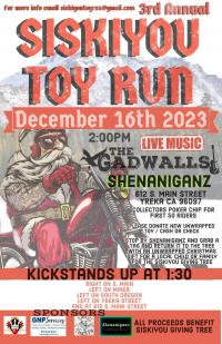3rd Annual Siskiyou Toy Run