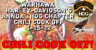 Warhawk harley-Davidson Annual Chili Cookoff