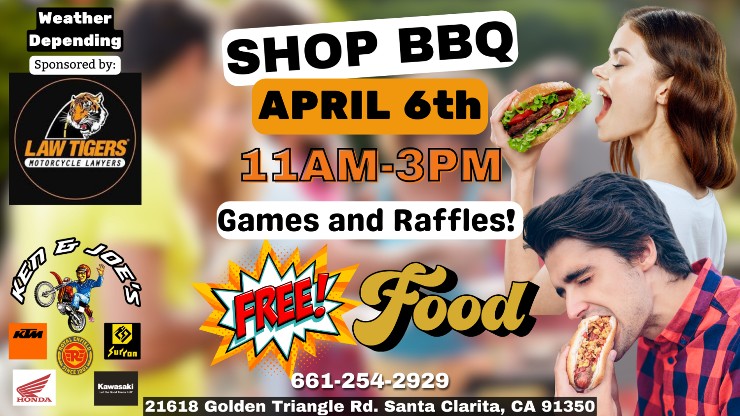 SHOP BBQ sponsored by LAW TIGERS LOS ANGELES