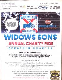 Widows Sons annual charity ride