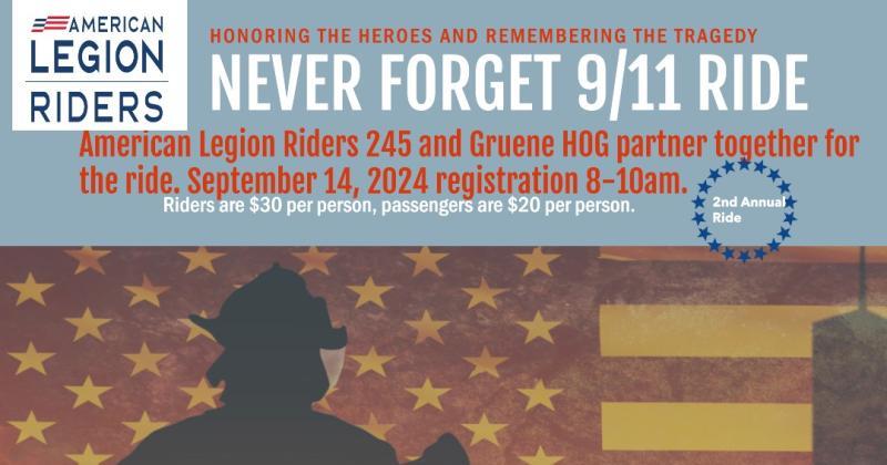 Never Forget 9/11 Memorial Ride