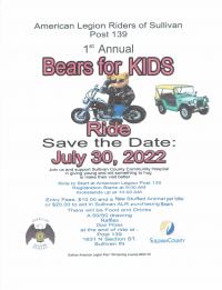 1sr Annual Bears for Kids Ride