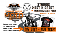 Sturgis Badger Nation Moto Meetup at the Buffalo Chip