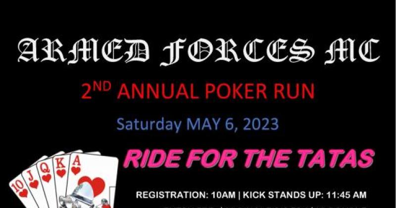 Armed Forces MC annual poker run