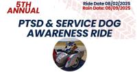 5th Annual PTSD & Service Dog Awareness Ride