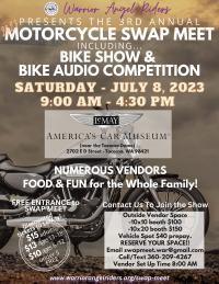 3rd Annual W.A.R. Motorcycle Swap Meet/Bike Show Contest/Auido Competition