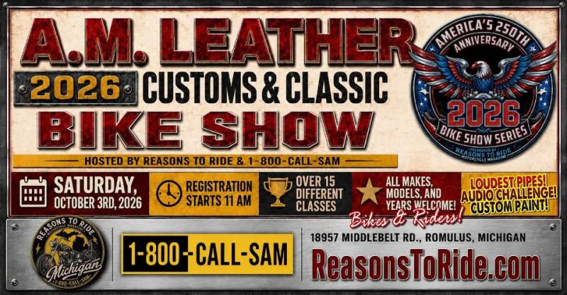 A.M. Leather CUSTOMS & CLASSICS Bike Show