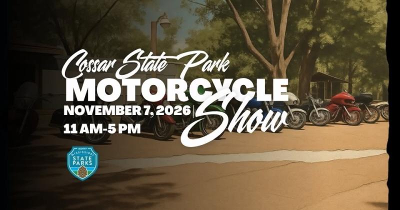 Cossar State Park Motorcycle Show