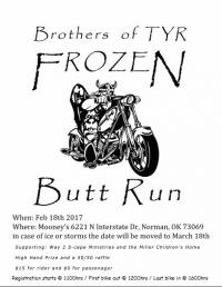 Brothers of Tyr Frozen Butt Run 2017